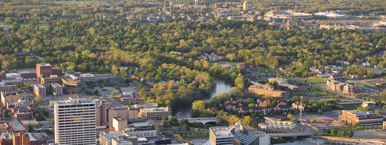 Downtown South Bend And ND Campus