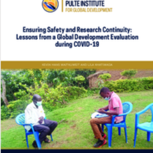Policy Brief: Ensuring Safety and Research Continuity - Lessons from a Global Development Evaluation during COVID-19 