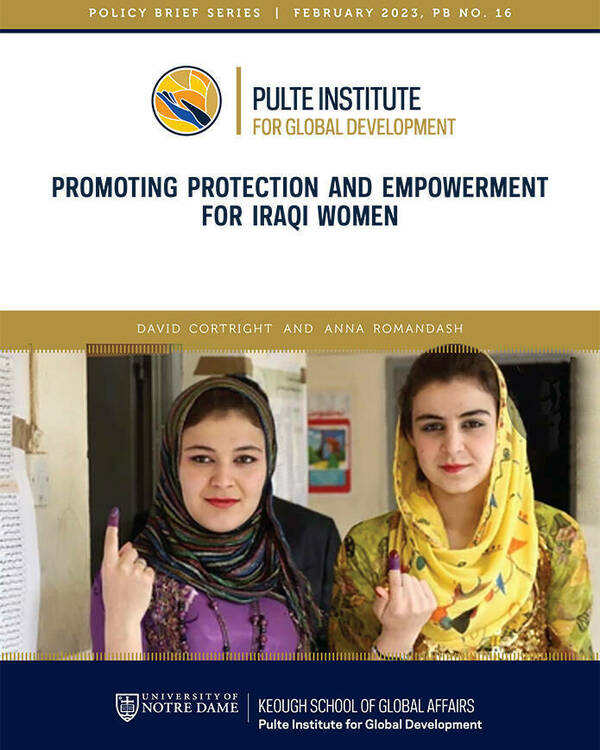Promoting Protection and Empowerment for Iraqi Women