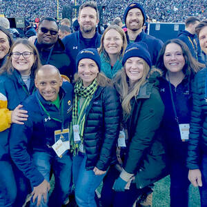 Pulte Institute Honored at Notre Dame vs. Wake Forest Game